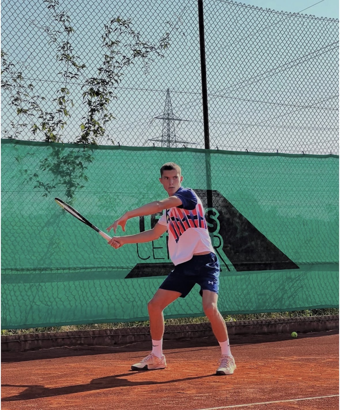 Tennis Center — coaching session